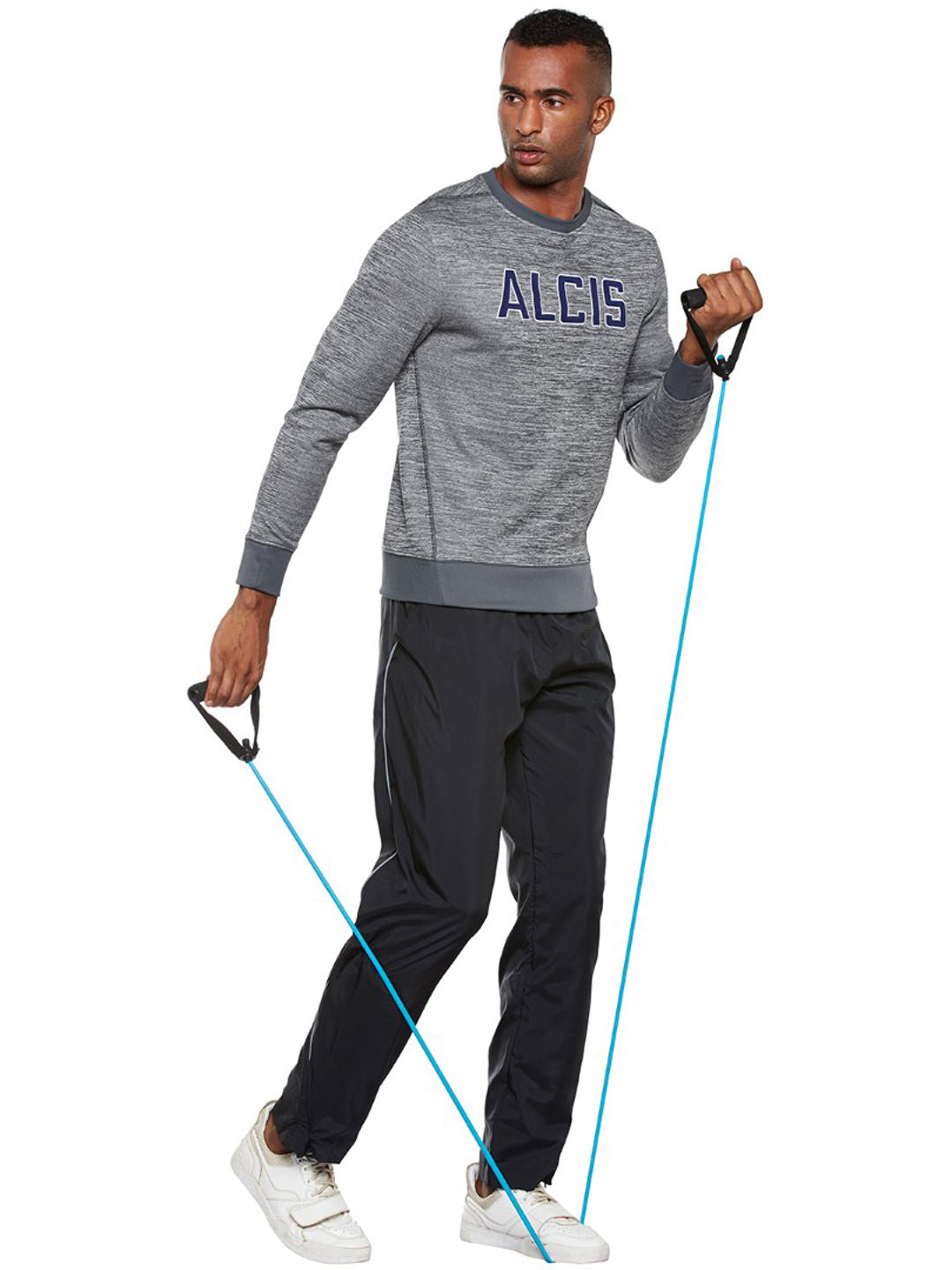 Alcis Mens Grey Sweat Shirt 115MSS150