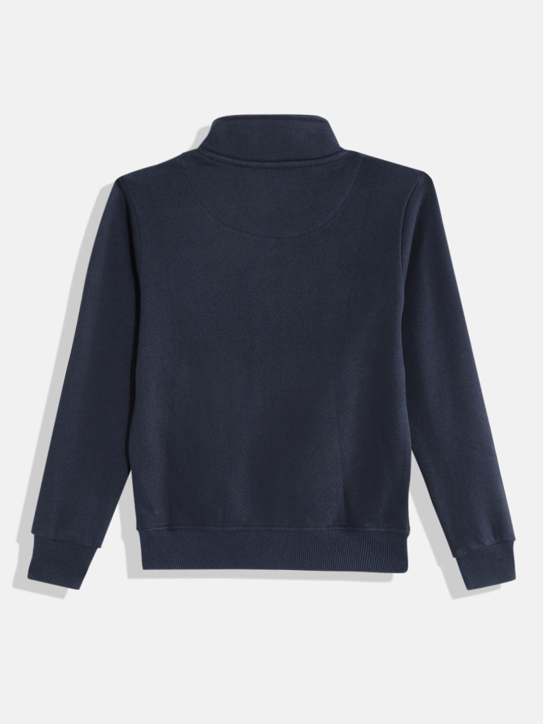 Alcis Boys Navy Blue Solid Sweatshirt