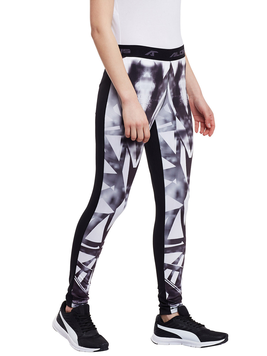 Women White Printed Track Pant