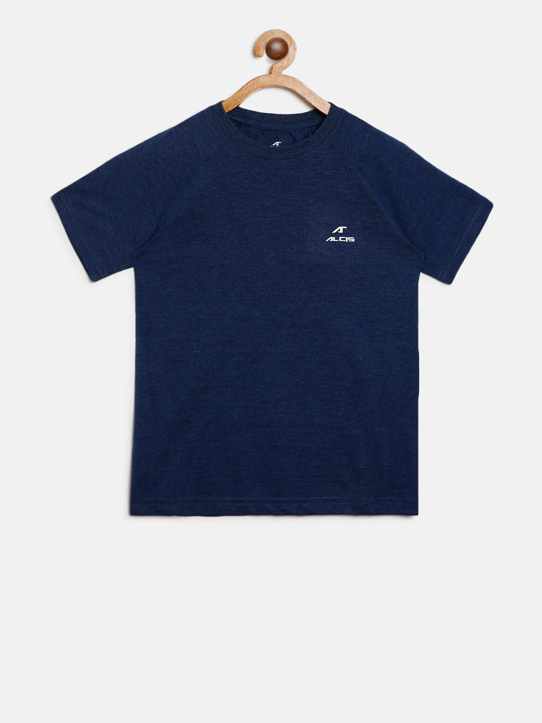 Alcis Boys Navy Blue Back Print Detail Round Neck T-shirt