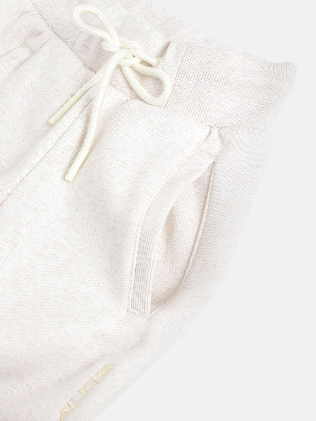 Alcis Girls Solid Grey Track Pants