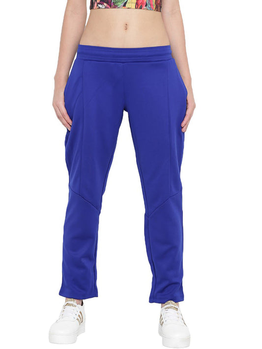Alcis Womens Solid Blue Track Pant 247WPN097