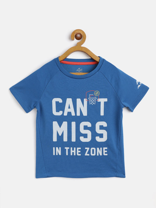 Alcis Boys Printed Blue T Shirt