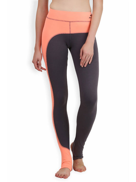 Alcis Womens Solid Coral Legging ALWYL134423